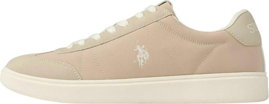 U.S. POLO ASSN. Sneakers laag 'UMByron' beige greige wit