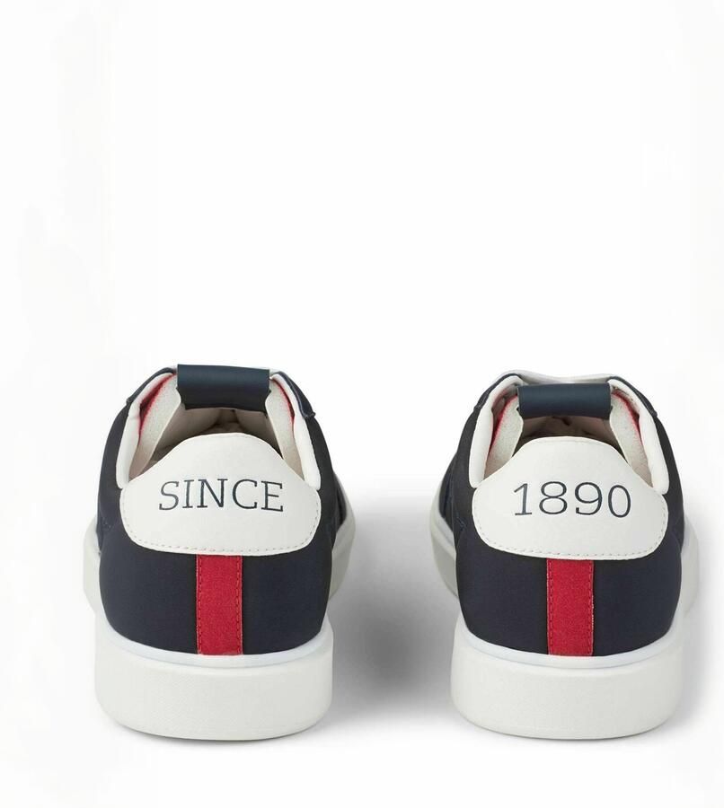 U.S. POLO ASSN. Sneakers laag 'UMByron' donkerblauw rood wit - Foto 4