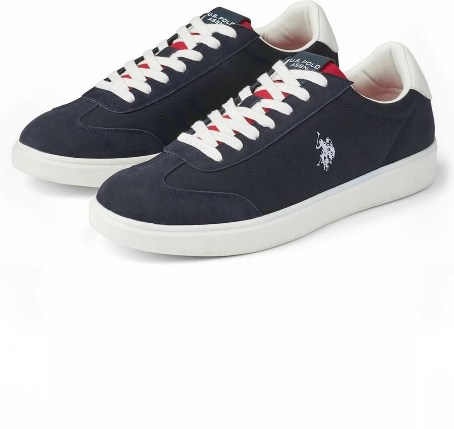 U.S. POLO ASSN. Sneakers laag 'UMByron' donkerblauw rood wit - Foto 3