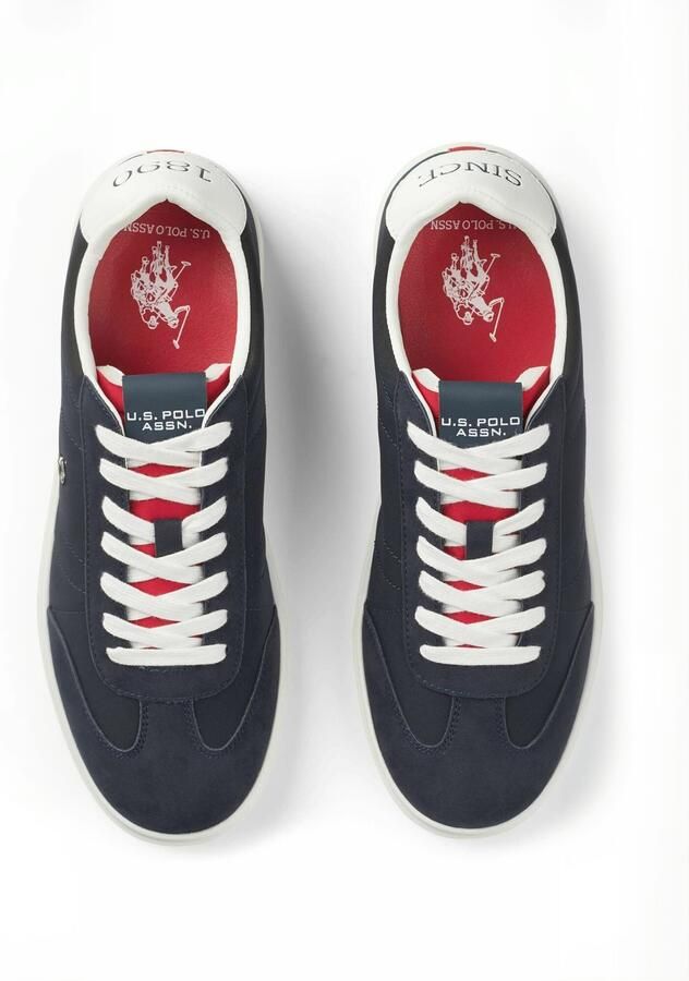 U.S. POLO ASSN. Sneakers laag 'UMByron' donkerblauw rood wit - Foto 6