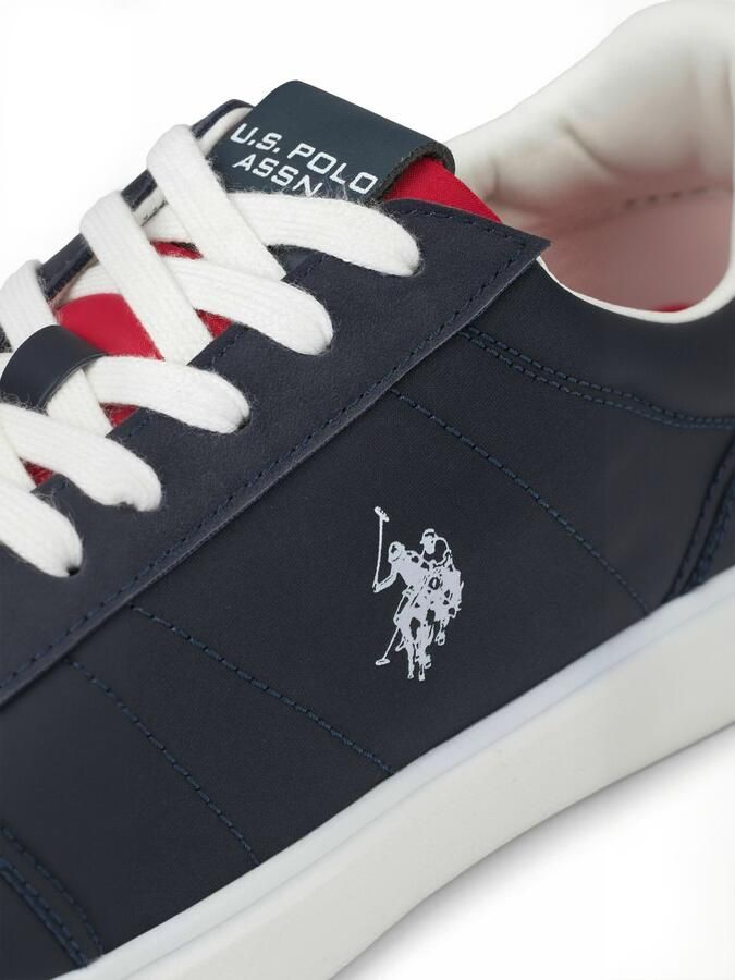 U.S. POLO ASSN. Sneakers laag 'UMByron' donkerblauw rood wit - Foto 5