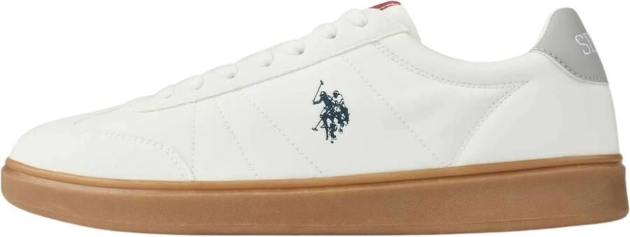 U.S. POLO ASSN. Sneakers laag 'UMByron' grijs wit