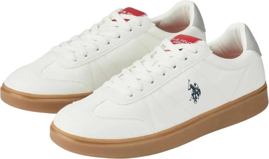 U.S. POLO ASSN. Sneakers laag 'UMByron' grijs wit - Foto 5