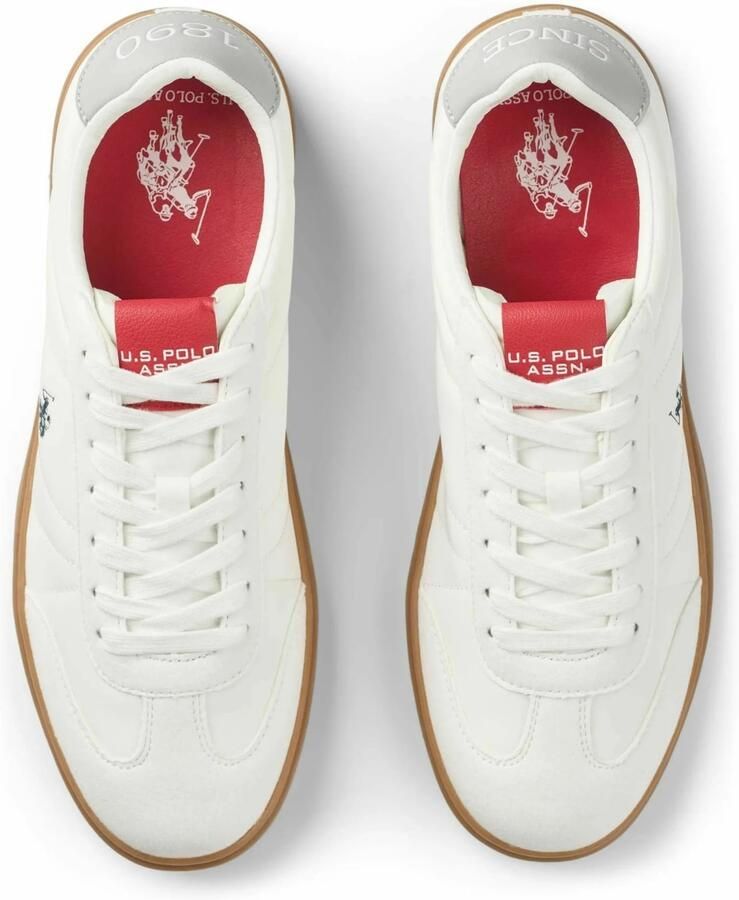 U.S. POLO ASSN. Sneakers laag 'UMByron' grijs wit - Foto 2