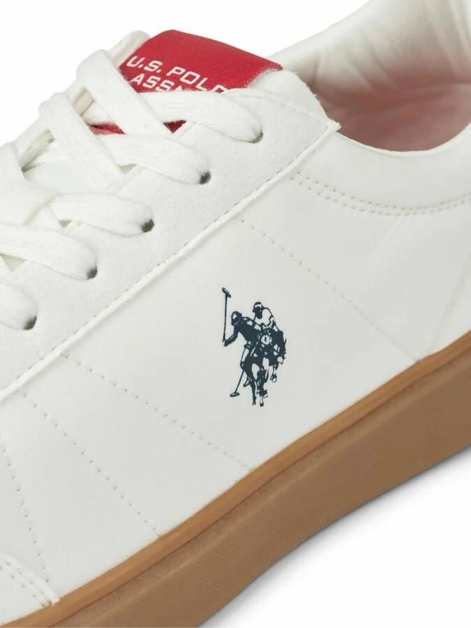 U.S. POLO ASSN. Sneakers laag 'UMByron' grijs wit - Foto 3