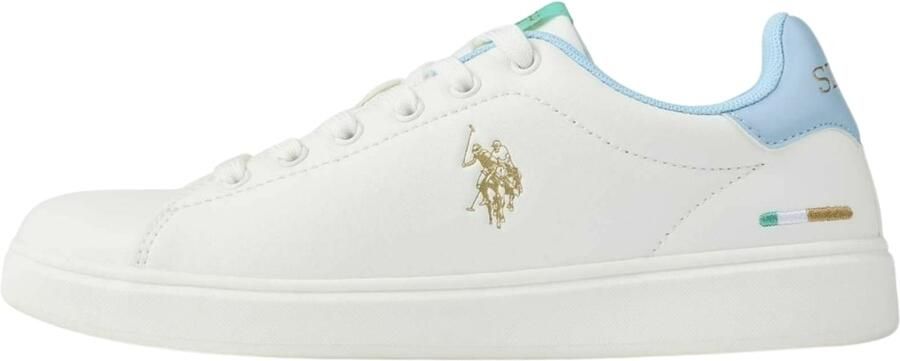 U.S. POLO ASSN. Sneakers laag 'UWMarlyn' lichtblauw wit