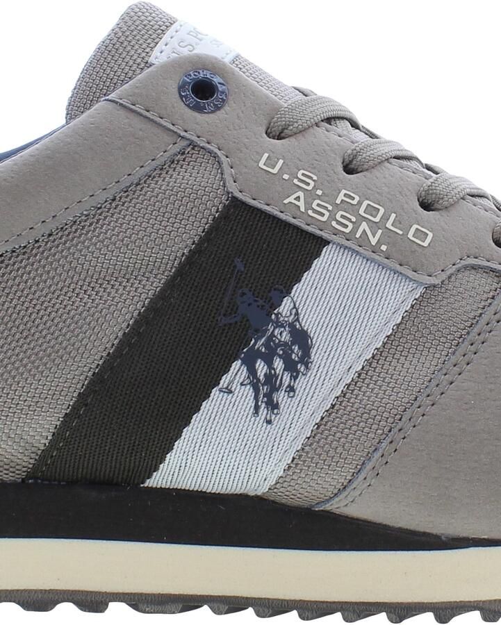 U.s. Polo Assn. Heren Xirio004 Sneaker in Taupe Eco-Suede Stof Brown - Foto 2