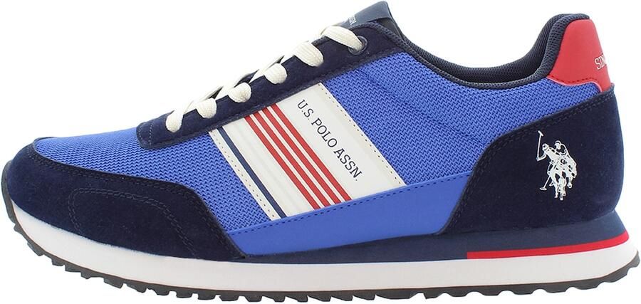 U.S. POLO ASSN. Sneakers laag 'Xirio009' blauw donkerblauw rood wit