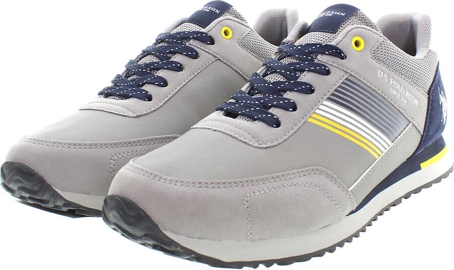 U.S. POLO ASSN. Sneakers laag 'XIRIO010' blauw geel grijs wit - Foto 4