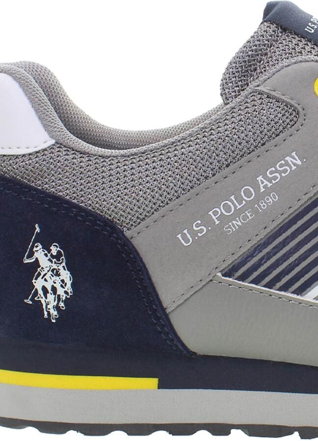 U.S. POLO ASSN. Sneakers laag 'XIRIO010' blauw geel grijs wit - Foto 3