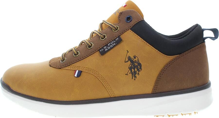 U.S. POLO ASSN. Sneakers laag 'YGOR009MDYT1' donkerblauw karamel zwart