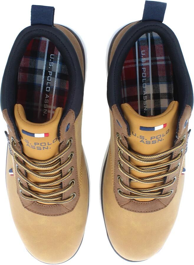 U.S. POLO ASSN. Sneakers laag 'YGOR009MDYT1' donkerblauw karamel zwart - Foto 2