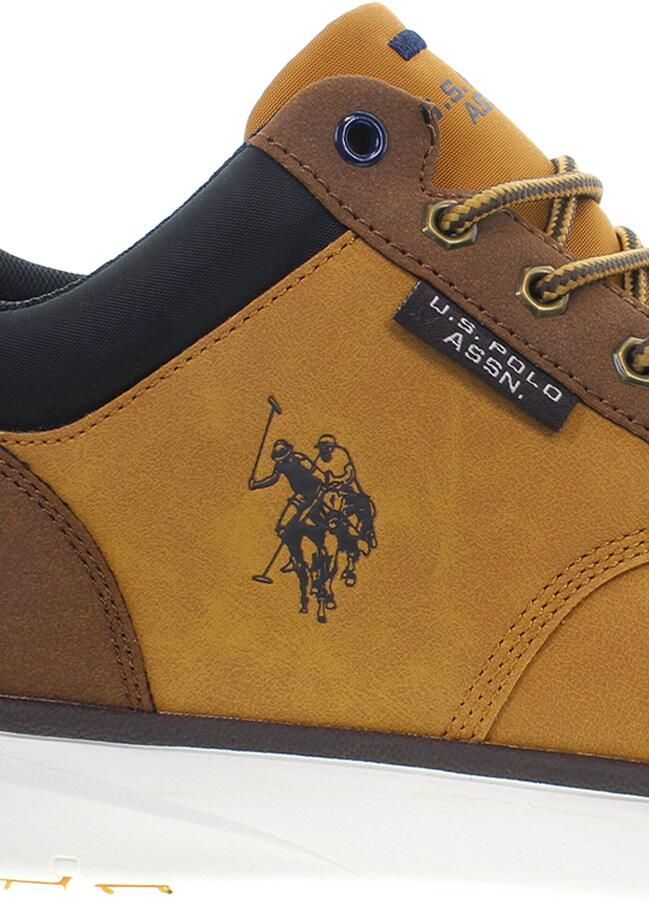 U.S. POLO ASSN. Sneakers laag 'YGOR009MDYT1' donkerblauw karamel zwart - Foto 3