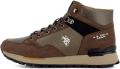US POLO ASSN. Veterboots 'Aron' bruin olijfgroen - Olijfgroen/Groen