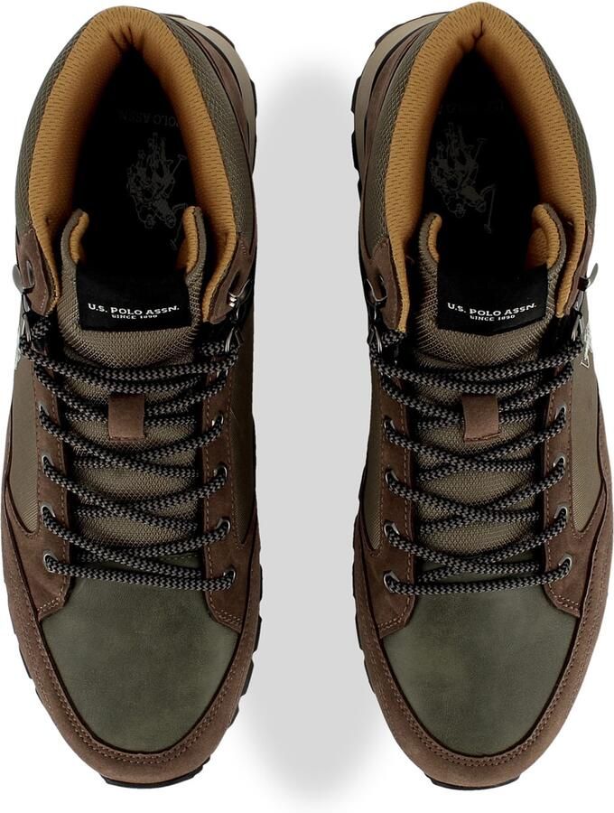 US POLO ASSN. Veterboots 'Aron' bruin olijfgroen - Foto 3