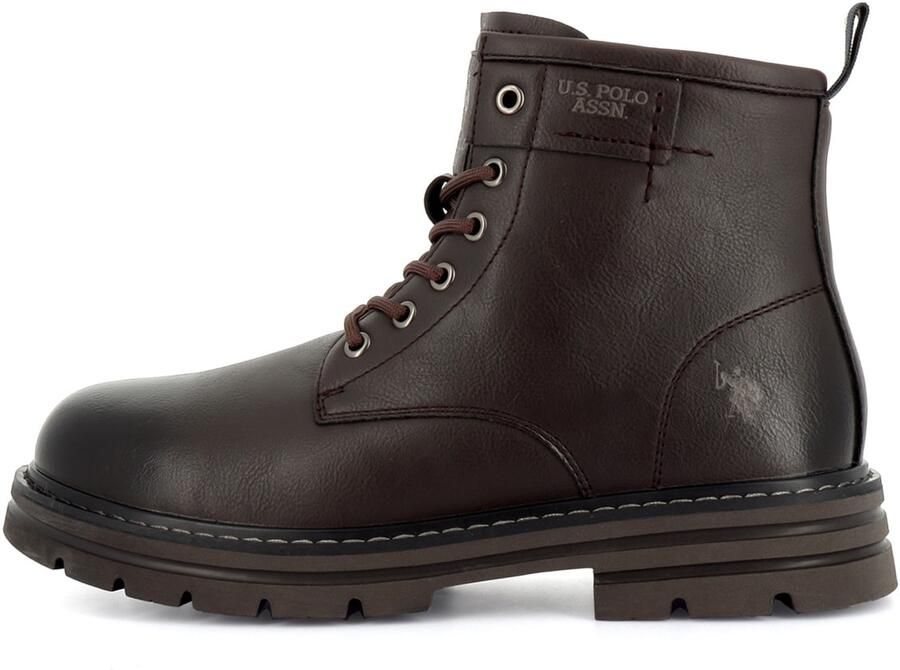 US POLO ASSN. Veterboots 'Berny' donkerbruin