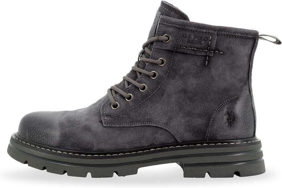 US POLO ASSN. Veterboots 'Berny' donkergrijs