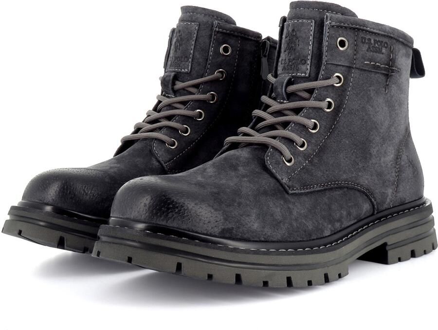 US POLO ASSN. Veterboots 'Berny' donkergrijs - Foto 2