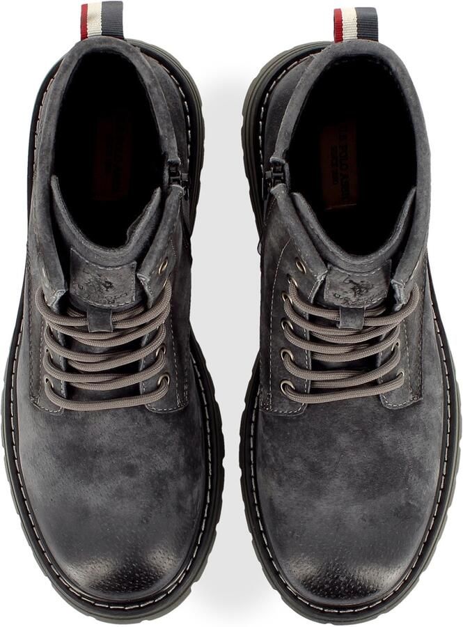US POLO ASSN. Veterboots 'Berny' donkergrijs - Foto 4