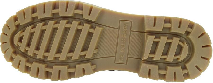 U.S. POLO ASSN. Veterboots donkerbruin rood wit - Foto 5