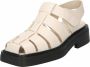 Vagabond Shoemakers Witte Leren Sandaal Eyra 301 White Dames - Thumbnail 2
