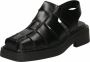 Vagabond Shoemakers Zwarte Leren Sandaal Eyra 301 Black Dames - Thumbnail 3