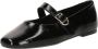Vagabond Shoemakers Zwarte Leren Ballerina Schoenen met Gesp - Thumbnail 4