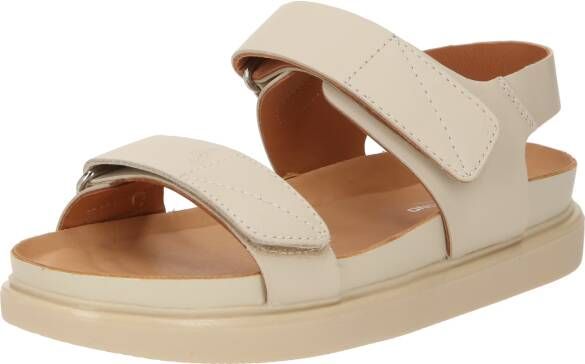 Vagabond Shoemakers Beige-Nude Leren Sleehak Sandalen Beige Dames - Foto 4