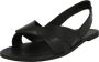 Vagabond Shoemakers Zwarte Leren Kruisband Sandaal Tia Black Dames - Thumbnail 1