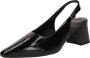 VAGABOND SHOEMAKERS Slingbacks Dames Altea 460 Maat: 39 Materiaal: Lakleer Kleur: Zwart - Thumbnail 5