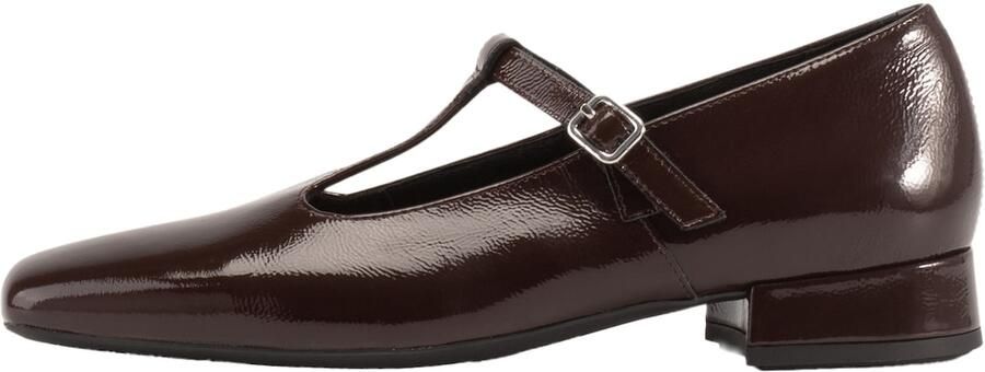VAGABOND SHOEMAKERS Ballerina met riempjes 'Debbi' donkerbruin