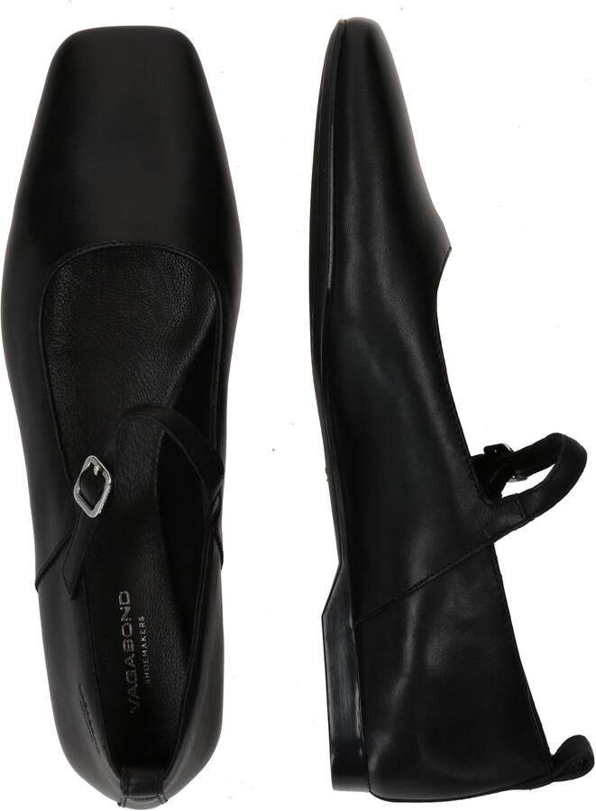 Vagabond Shoemakers Zwarte leren ballerina Delia Black Dames - Foto 5