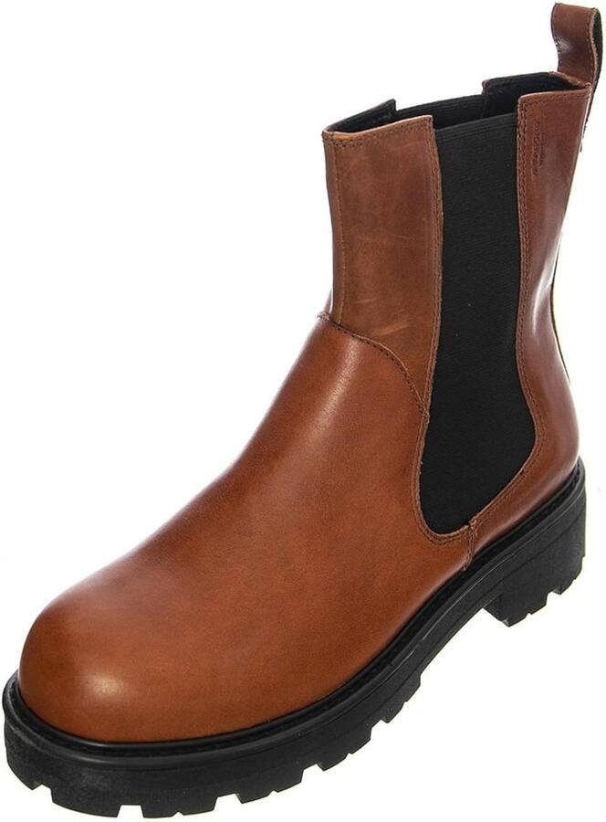 VAGABOND SHOEMAKERS Laarzen 'Womens Cosmo 2.0 Cow Leather Cognac Ankle Boots' bruin