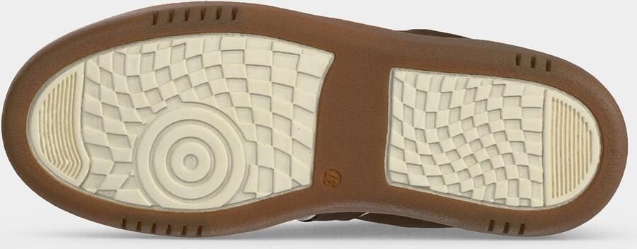 Valentino Shoes Sneakers laag 'GLOSSY' donkerbruin natuurwit - Foto 6