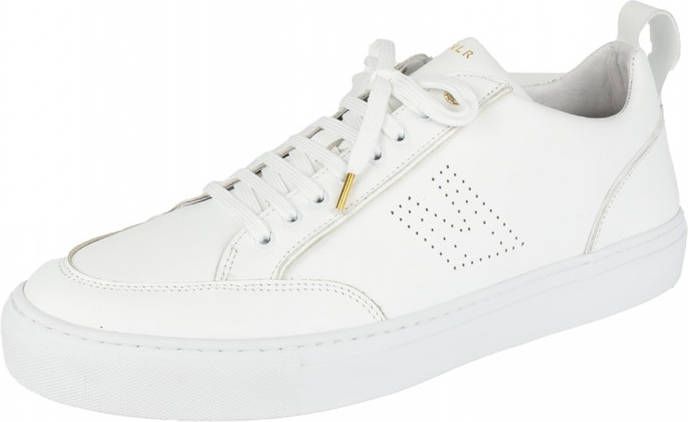 Van Lier Novara leren sneakers wit - Schoenen.nl