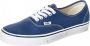 Vans Authentic Y Junior Sneakers Donkerblauw Kinderschoenen VN000EE3NVY1 - Thumbnail 7
