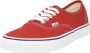 Vans Authentic Sneakers Vintage Rood Casual - Thumbnail 1