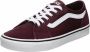 VANS Filmore Decon suède sneakers donkerrood wit - Thumbnail 3