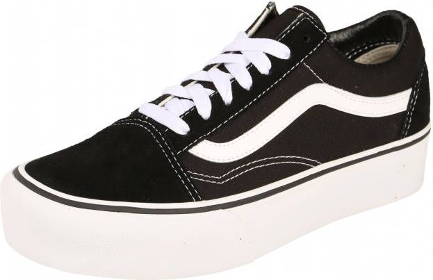 Vans Platform Old Skool Zwart / Wit Dames Sneaker VN0A3B3UY28 - Schoenen.nl