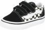 Vans Old Skool V sneakers zwart wit Jongens Meisjes Suede 23.5 - Thumbnail 3