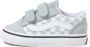 Vans Old Skool V Checkerboard Sneakers grijs - Thumbnail 3