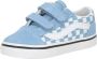 Vans Old Skool V Color theory Checkerboard Sneakers Jongens Blauw - Thumbnail 2