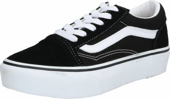 Vans Old Skool Platform sneaker zwart wit Leer Effen 32 Sneakers - Foto 11