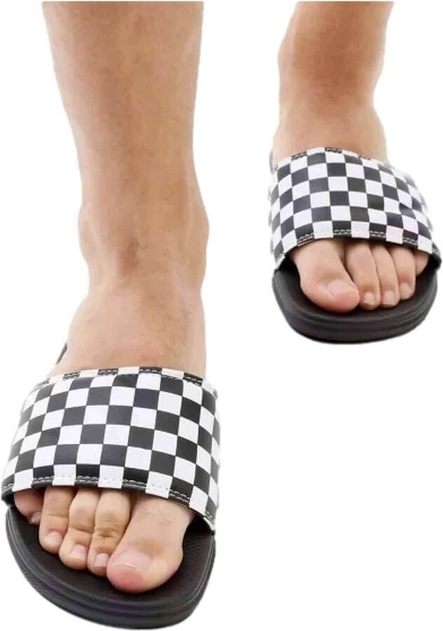 Vans Herren Men Action Sports Surf FTW Sneaker Mn La Costa Slide-On (Checkerboard) Truwht Blk - Foto 12
