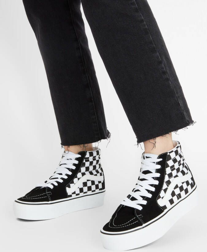 Vans Sneakers Sk8 Hi Platform 2 Zwart Veters Normaal Canvas Rubber Ade d Effen Hoge sneakers - Foto 11