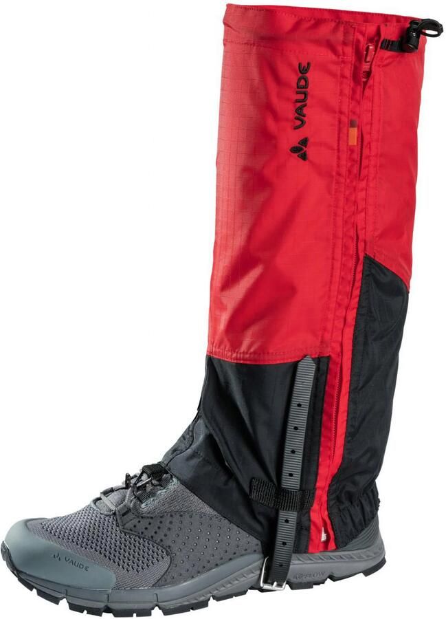 VAUDE Gamaschen 'Watzmann Gaiter III' rood zwart