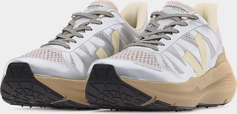 Veja Sneakers laag 'Condor 3 Advanced' ivoor taupe zilver - Foto 6