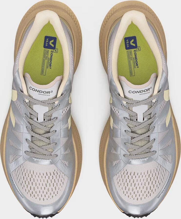 Veja Sneakers laag 'Condor 3 Advanced' ivoor taupe zilver - Foto 3