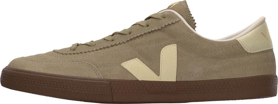 Veja Khaki Leren Sneakers met Suède Details - Foto 5