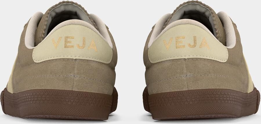 Veja Khaki Leren Sneakers met Suède Details - Foto 7